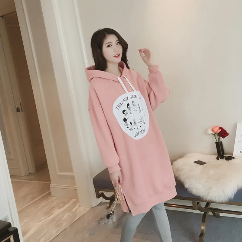 Fashion Women Pullovers Casual Loose Plus velvet Thicken Length Hoodie Moletom Feminino
Fashion Women Pullovers Casual Loose Plus velvet Thicken Length Hoodie Moletom Feminino