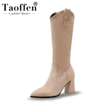 Taoffen 2020 Woman Plus Size 32-48 Winter Mid Calf Boots Office Lady Sexy Fashion Straight Boots Pointed Toe Female Daily Botas
Taoffen 2020 Woman Plus Size 32-48 Winter Mid Calf Boots Office Lady Sexy Fashion Straight Boots Pointed Toe Female Daily Botas