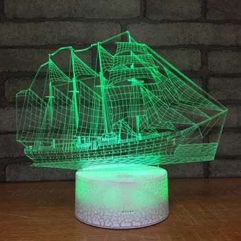 Factory Direct Sales New 3d Small Night Lights Creative Boat Led Lights Strange Stripe Decorative Personality 3d Led Lamp
Factory Direct Sales New 3d Small Night Lights Creative Boat Led Lights Strange Stripe Decorative Personality 3d Led Lamp