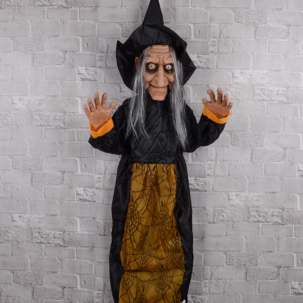 Scary Voice Contral Halloween Hanging Animated Witch Creepy Horrible Halloween Party Prop Supplies bruja halloween 2019 3
Scary Voice Contral Halloween Hanging Animated Witch Creepy Horrible Halloween Party Prop Supplies bruja halloween 2019 3