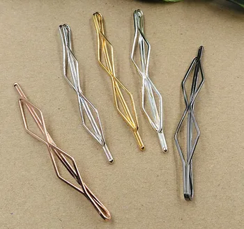 New Style Bowknot Bobby Hairpins Hair Clips Blanks Findings Bases Metal DIY Hair Women's Bride Clips Making Multi-color 65mm
New Style Bowknot Bobby Hairpins Hair Clips Blanks Findings Bases Metal DIY Hair Women's Bride Clips Making Multi-color 65mm