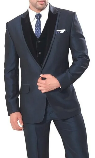 New Arrival Groom Tuxedos Dark Grey Groomsmen Peak Lapel Wedding/Dinner Suits Best Man Bridegroom (Jacket+Pants+Vest)
New Arrival Groom Tuxedos Dark Grey Groomsmen Peak Lapel Wedding/Dinner Suits Best Man Bridegroom (Jacket+Pants+Vest)
