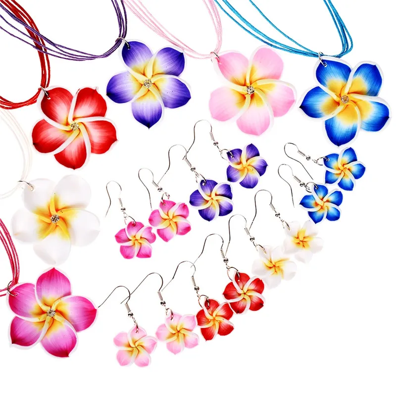 Randomly Send Color Set Polymer Clay Flower Jewelry Set For Women Earrings Plumeria Necklace Earrings Girls Jewelry Gifts
Randomly Send Color Set Polymer Clay Flower Jewelry Set For Women Earrings Plumeria Necklace Earrings Girls Jewelry Gifts