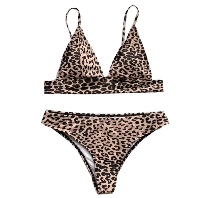 Bikini Bra Panties Swimwear Swimming Beach Party Sexy Leopard Print Push-up Two Piece Suit Fashion Lady
Bikini Bra Panties Swimwear Swimming Beach Party Sexy Leopard Print Push-up Two Piece Suit Fashion Lady