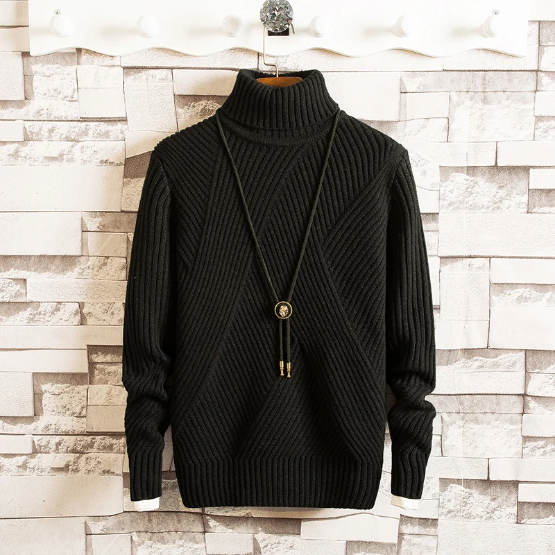 Thick Sweater Men 2018 New Winter Casual Keep Warm Pullover Men Turtleneck High Quality Knitted Brand Male Christmas Sweaters
Thick Sweater Men 2018 New Winter Casual Keep Warm Pullover Men Turtleneck High Quality Knitted Brand Male Christmas Sweaters