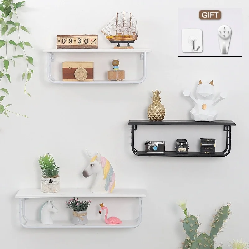 Wall Mount Floating Metal Shelf 2 Tier Modern Bedroom Rack Living Room Storage Organizer Home Decorative Wood Holder
Wall Mount Floating Metal Shelf 2 Tier Modern Bedroom Rack Living Room Storage Organizer Home Decorative Wood Holder