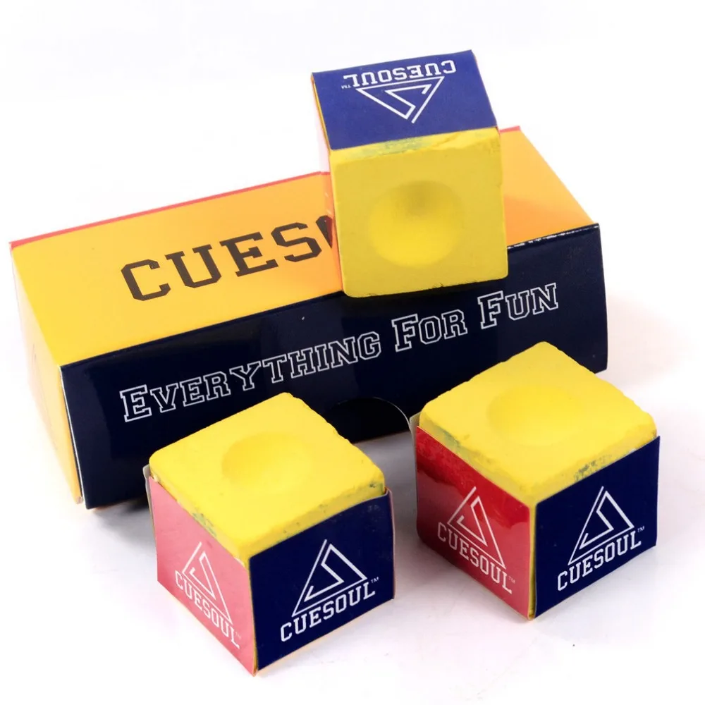 Free Shipping Cuesoul 3 pcs/set Billiard Chalk Pool Cue Chalk Snooker Cue Chalk for Billiard cue
Free Shipping Cuesoul 3 pcs/set Billiard Chalk Pool Cue Chalk Snooker Cue Chalk for Billiard cue