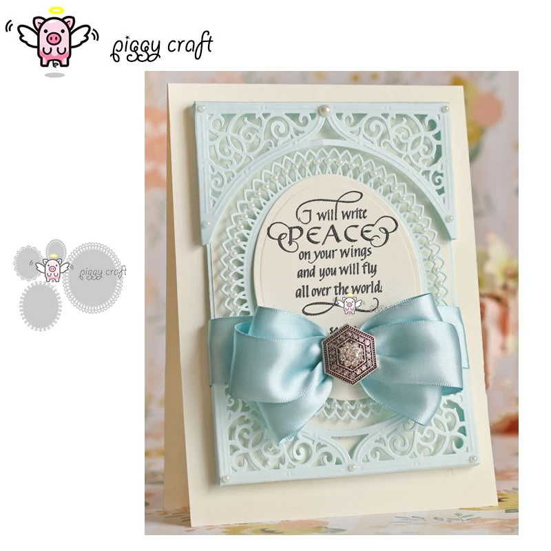 Piggy Craft metal cutting dies cut die mold 4Pcs Lace oval background Scrapbook paper craft knife mould blade punch stencils die
Piggy Craft metal cutting dies cut die mold 4Pcs Lace oval background Scrapbook paper craft knife mould blade punch stencils die