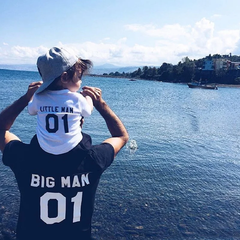 2017 Summer Father and Son Clothes Daddy Baby Shirt BIG MAN Little Man Tees Like Father Like Son T-Shirt for Family Clothing
2017 Summer Father and Son Clothes Daddy Baby Shirt BIG MAN Little Man Tees Like Father Like Son T-Shirt for Family Clothing