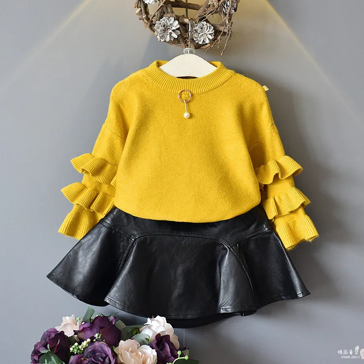 2017 Autumn New Baby Girl Wool Sweater Cute Pearl Clothing Lantern Sleeve Pullover Knitting Tops Clothes for Girl Child Sweater
2017 Autumn New Baby Girl Wool Sweater Cute Pearl Clothing Lantern Sleeve Pullover Knitting Tops Clothes for Girl Child Sweater