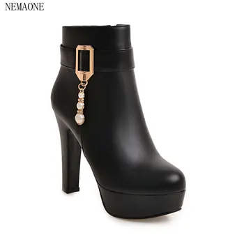 NEMAONE Fashion Women Boots High Heels Ankle Boots Platform Shoes Brand Women Shoes Autumn Winter Botas Mujer
NEMAONE Fashion Women Boots High Heels Ankle Boots Platform Shoes Brand Women Shoes Autumn Winter Botas Mujer
