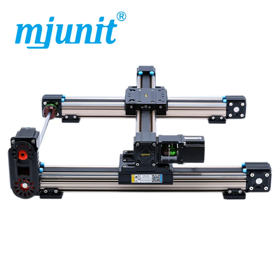 

mjunit hot melt glue dispensing and spraying xy axis synchronous belt sliding table linear module guide rail linear