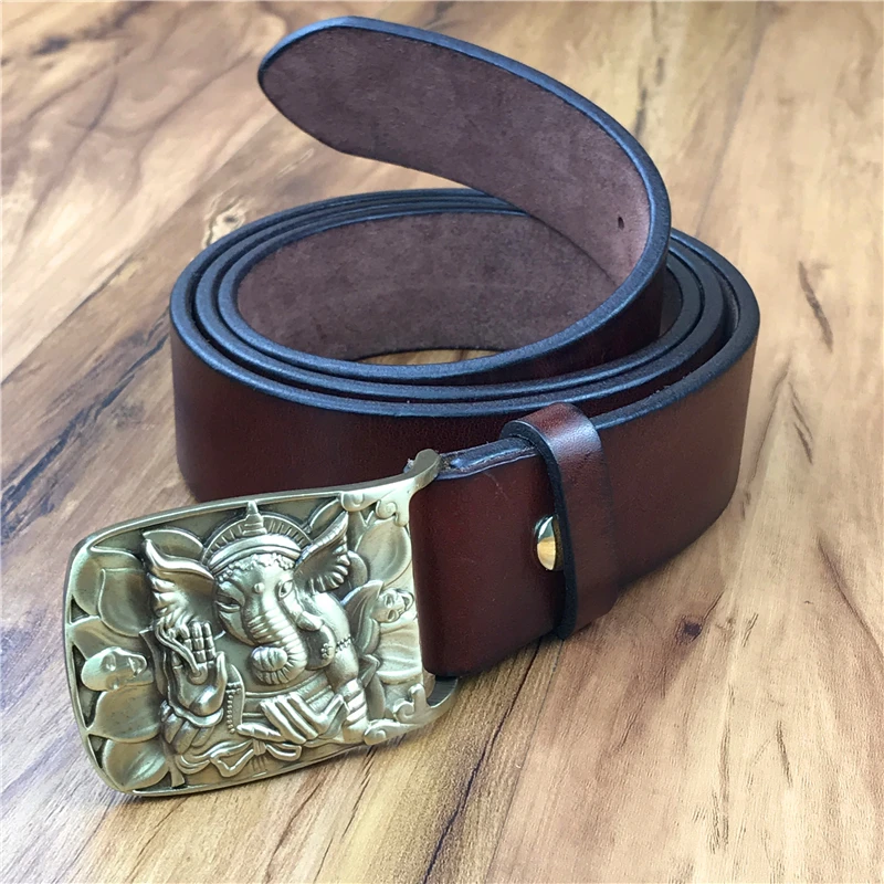 Elephant Belt Buckle Genuine Leather Men Belt Jeans Belt For Men Male Strap Ceinture Cinturon Riem Leather Belt Men MBT0566
Elephant Belt Buckle Genuine Leather Men Belt Jeans Belt For Men Male Strap Ceinture Cinturon Riem Leather Belt Men MBT0566
