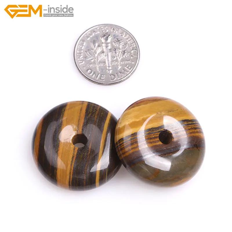 Gem-inside 25mm Natural Smooth Ring Circle Donuts Beads for Jewelry Making Necklace 1 piece Pendant DIY Jewellery
Gem-inside 25mm Natural Smooth Ring Circle Donuts Beads for Jewelry Making Necklace 1 piece Pendant DIY Jewellery