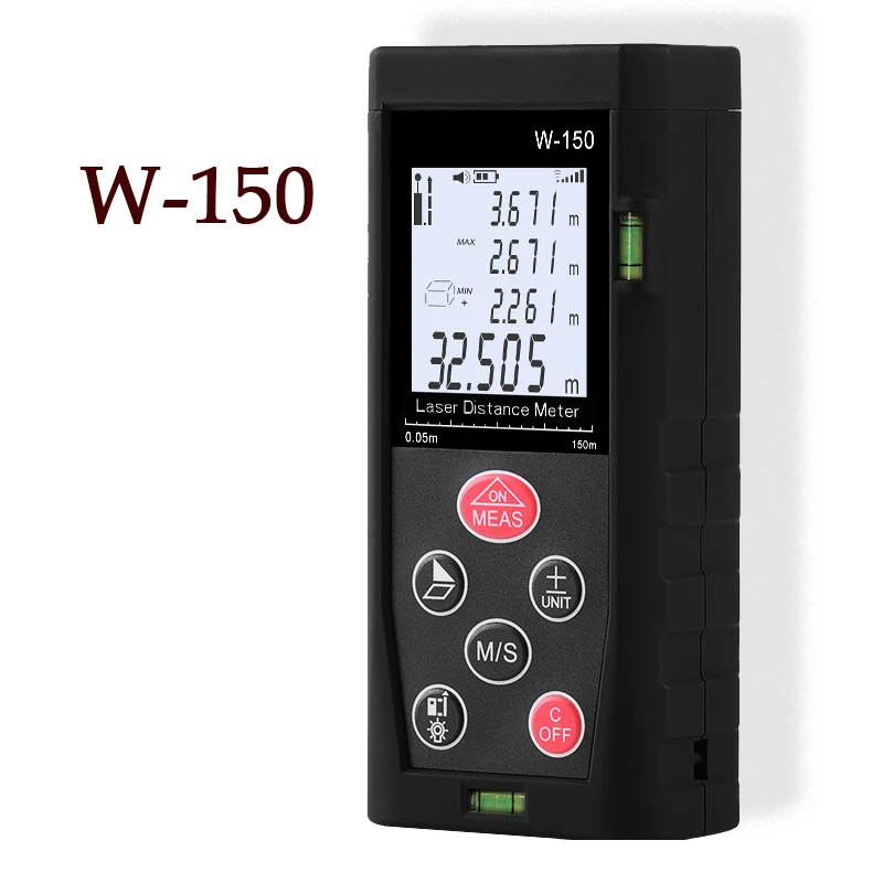 Laser range finder 150 meters electronic distance / area / volume digital laser range finder handheld
Laser range finder 150 meters electronic distance / area / volume digital laser range finder handheld