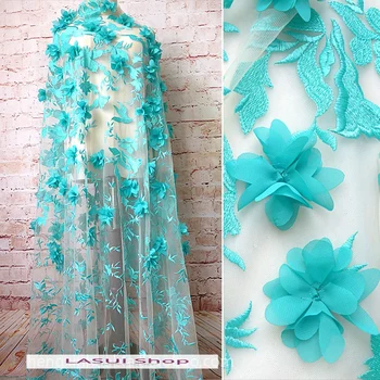 LASUI 2019 NEW 1 yard FOR Wedding dress skirt accessories X0543 Elegant Green mix blue 3D flower embroidered mesh lace fabric
LASUI 2019 NEW 1 yard FOR Wedding dress skirt accessories X0543 Elegant Green mix blue 3D flower embroidered mesh lace fabric