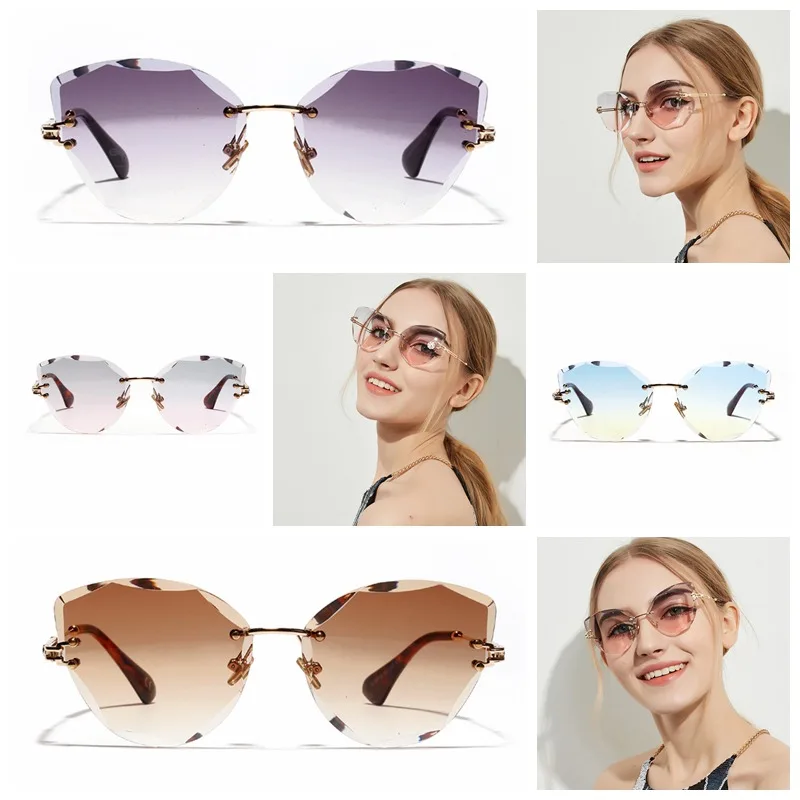 A18910 Retro Cat Eye Square Crystal Texture Borderless Sunglasses Personalized Exquisite Metal Frame Sunglasses
A18910 Retro Cat Eye Square Crystal Texture Borderless Sunglasses Personalized Exquisite Metal Frame Sunglasses