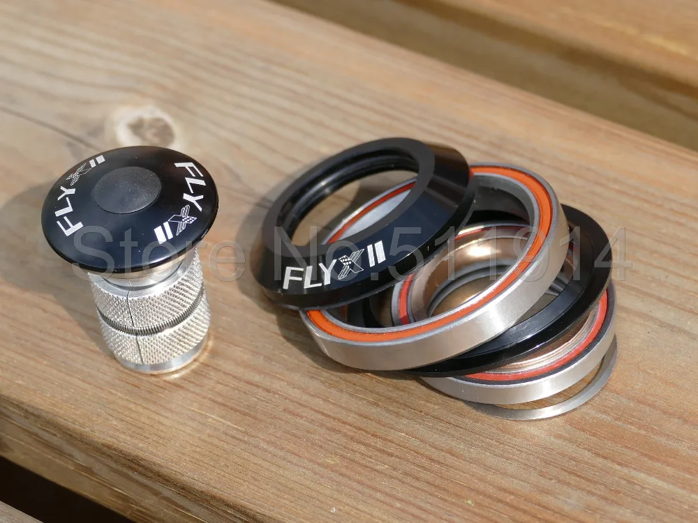 2019# FLYXII Tapered Integrated Threadless Headset 1 1/2" Head Tube Reduced to 1 1/8" Fork Tube Threadless Headset
2019# FLYXII Tapered Integrated Threadless Headset 1 1/2" Head Tube Reduced to 1 1/8" Fork Tube Threadless Headset
