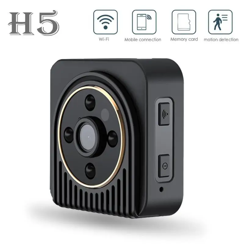 H5 HD 720P Mini Camera Wifi IP Body DV Camera Wireless Night Vision Micro Camera Digital Video Camcorder Motion Sensor Mini Cam
H5 HD 720P Mini Camera Wifi IP Body DV Camera Wireless Night Vision Micro Camera Digital Video Camcorder Motion Sensor Mini Cam
