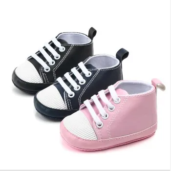 New Baby PU First Walkers Soft Sole Infants Shoes Toddlers Antislip Casual Shoes