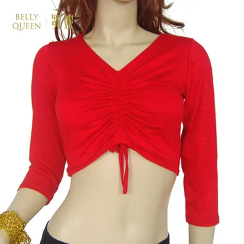 New arrival cotton belly dance top half sleeves belly dance tops 9 colors sexy tops
New arrival cotton belly dance top half sleeves belly dance tops 9 colors sexy tops