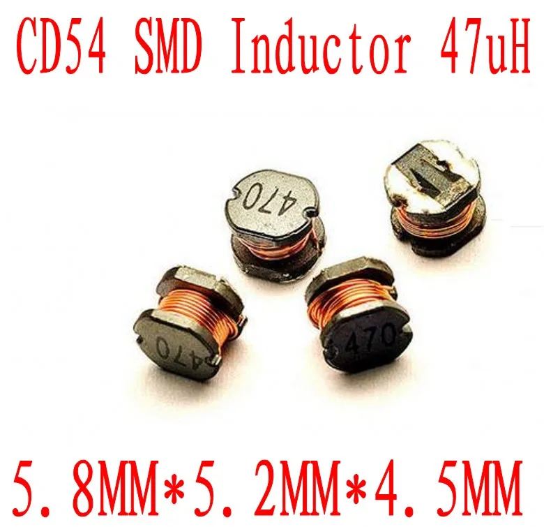 1000 шт./лот SMD Силовые индукторы CD54 47uh чип-индуктор 5 8*5*4 мм | Строительство и ремонт