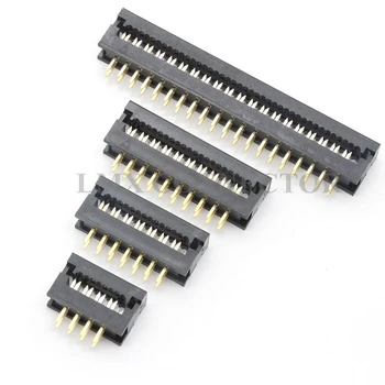 100PCD 2.54mm FD Connector 2x8p/10p/12p/14p/16p/18p/20p/24p-50p Male Header IDC Cable Transition Connector Copper Gold Plated
100PCD 2.54mm FD Connector 2x8p/10p/12p/14p/16p/18p/20p/24p-50p Male Header IDC Cable Transition Connector Copper Gold Plated