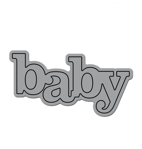 95*50mm "baby" Word Frame Metal Cutting Dies Stencil DIY Scrapbooking New Arrival Embossing Craft die Background For Card Making
95*50mm "baby" Word Frame Metal Cutting Dies Stencil DIY Scrapbooking New Arrival Embossing Craft die Background For Card Making