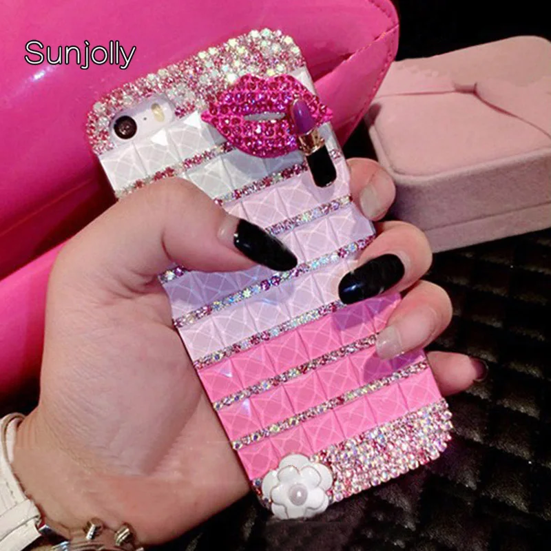 Sunjolly Diamond Phone Case for Samsung Galaxy J2 Prime J2 Pro 20 Lip Crystal Bling Rhinestone Cover coque fundas
Sunjolly Diamond Phone Case for Samsung Galaxy J2 Prime J2 Pro 20 Lip Crystal Bling Rhinestone Cover coque fundas