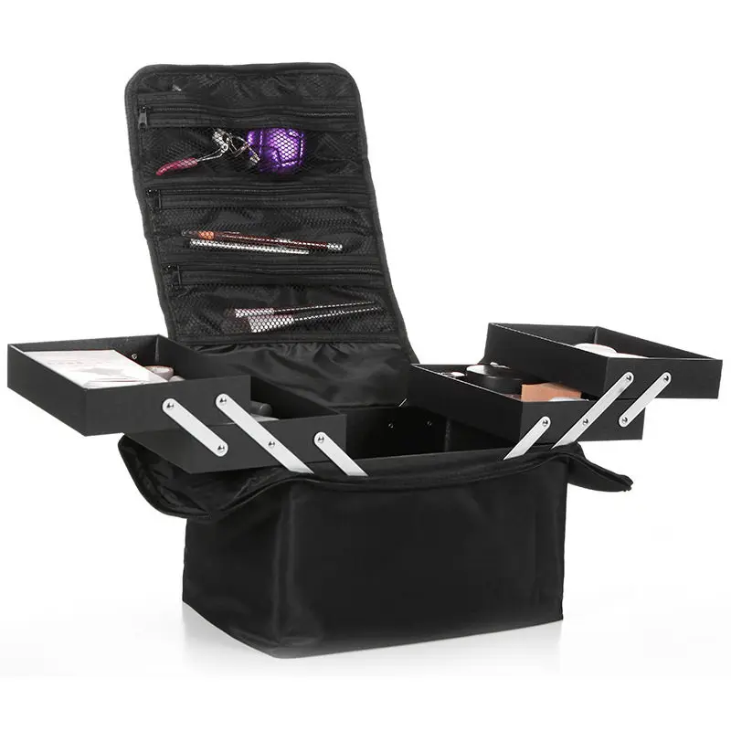 Large Cosmetic Bag Women Multilayer Clapboard Professional Cosmetic Case Travel Beauty Tattoos Nail Art Tool Makeup Bag
Large Cosmetic Bag Women Multilayer Clapboard Professional Cosmetic Case Travel Beauty Tattoos Nail Art Tool Makeup Bag