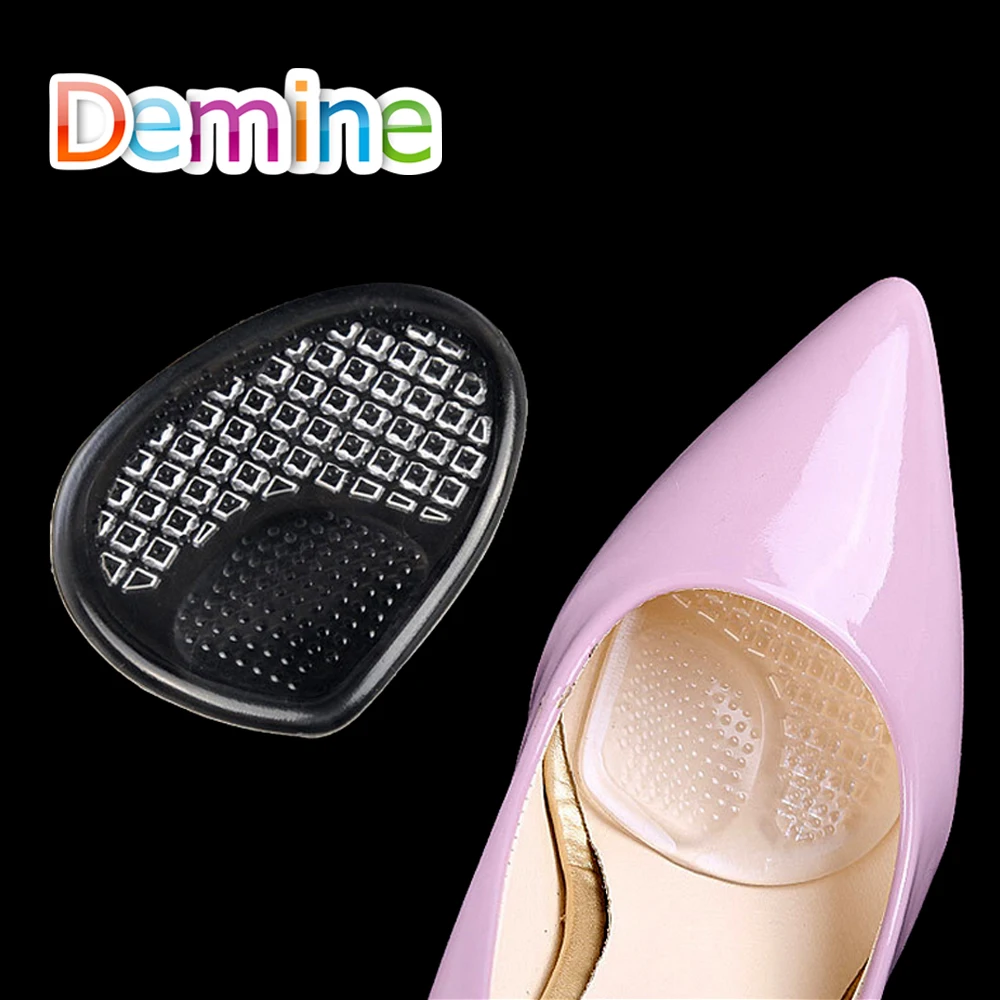 Demine Silicone Gel Forefoot Pad Transparent Foot Pain Insole Pads Half Palm Front Insoles Shock Absorption Shoe Cushion Inserts
Demine Silicone Gel Forefoot Pad Transparent Foot Pain Insole Pads Half Palm Front Insoles Shock Absorption Shoe Cushion Inserts