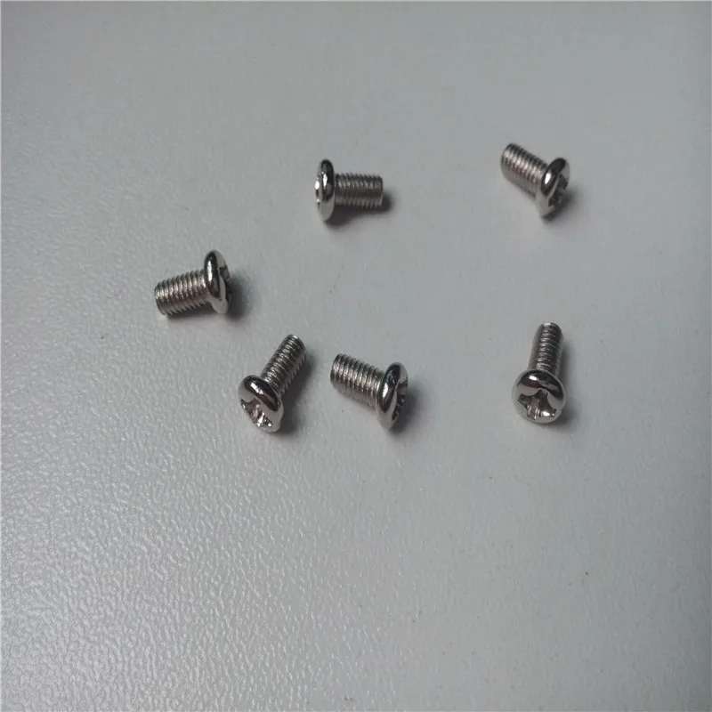 500pcs round head screws M3*6mm screws Nickel-plated Cross round head screws PM screws
500pcs round head screws M3*6mm screws Nickel-plated Cross round head screws PM screws