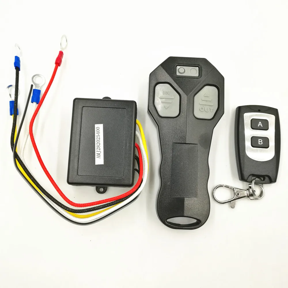 12V 50ft Wireless Winch Remote Control Set Kit With Key Fob for Jeep Truck ATV SUV Auto Trailer Winch waterproof (6.5)
12V 50ft Wireless Winch Remote Control Set Kit With Key Fob for Jeep Truck ATV SUV Auto Trailer Winch waterproof (6.5)