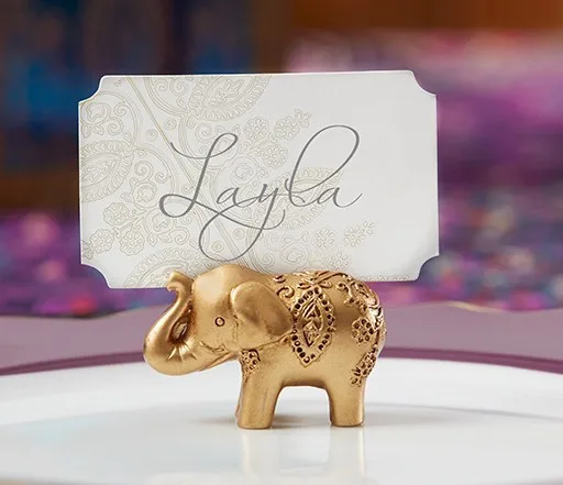 wedding favor --party favorsLucky Golden Elephant Place name Card Holder table Decoration
wedding favor --party favorsLucky Golden Elephant Place name Card Holder table Decoration