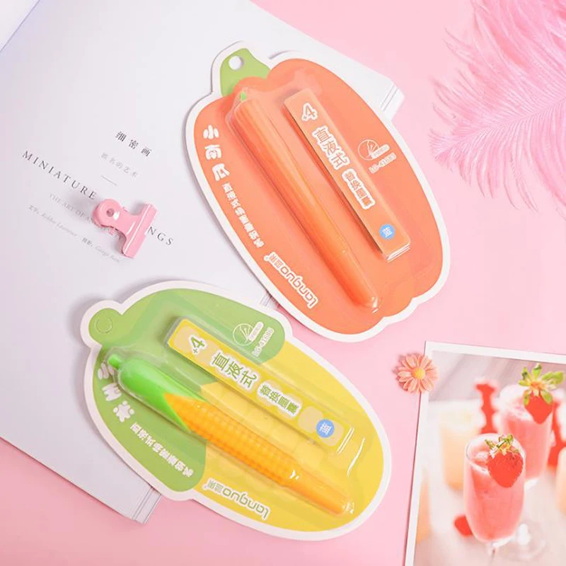 1 Set Cute Plant Corn Pumpkin Shape Plastic Fountain Pens Set With Ink Sac Kids Gift Writing Drawing Pens Stationery
1 Set Cute Plant Corn Pumpkin Shape Plastic Fountain Pens Set With Ink Sac Kids Gift Writing Drawing Pens Stationery