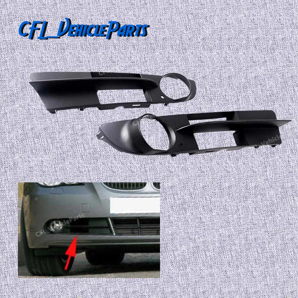 Pair Left+Right Front Fog Light Bumper Grille Trim Cover 51117049243 51117049244 For BMW E60 E61 525i 525xi 530i 550i
Pair Left+Right Front Fog Light Bumper Grille Trim Cover 51117049243 51117049244 For BMW E60 E61 525i 525xi 530i 550i