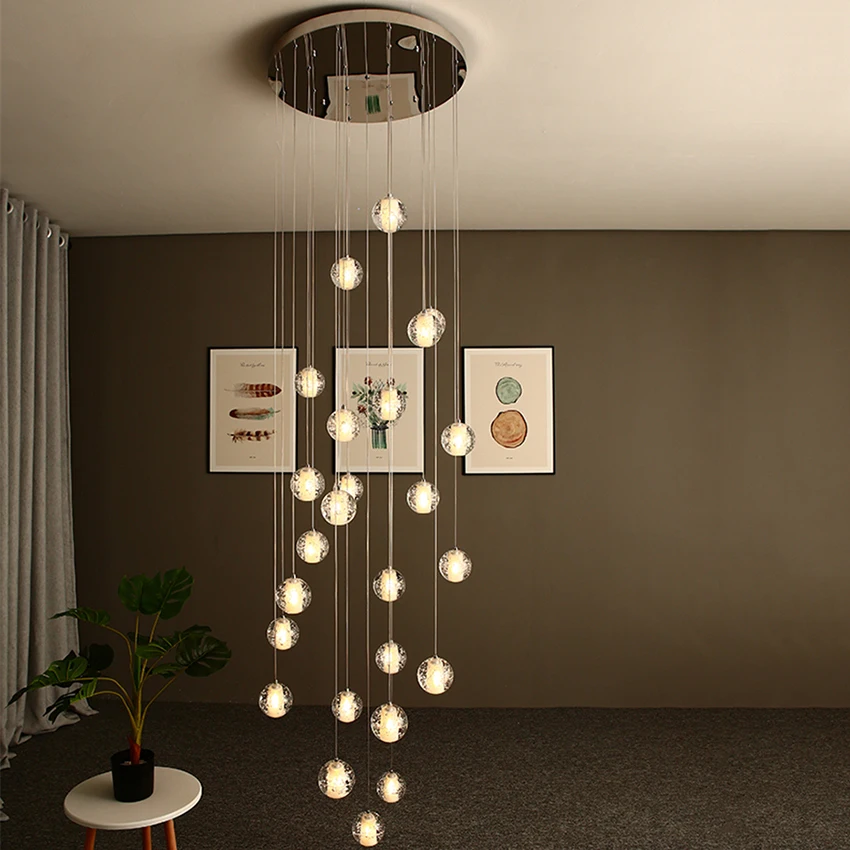 Modern Crystal Ball LED Pendant Lights lighting Living Room Bedroom Lighting Lustres Pendent Lamp Hanging Lamp Kitchen Fixtures
Modern Crystal Ball LED Pendant Lights lighting Living Room Bedroom Lighting Lustres Pendent Lamp Hanging Lamp Kitchen Fixtures
