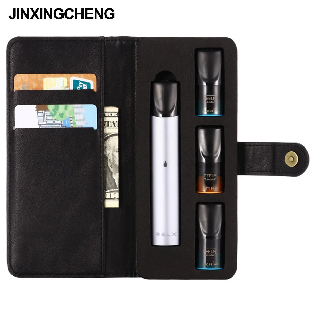 JINXINGCHENG 4 Colors Denim Button RELX Case Smoke Wallet Leather Case for RELX Electronic Cigarette Box Case
JINXINGCHENG 4 Colors Denim Button RELX Case Smoke Wallet Leather Case for RELX Electronic Cigarette Box Case