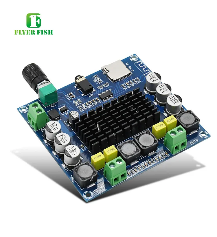 Bluetooth 4.2 Digital Amplifier Board 50W*2 Dual Channel 2.0 Audio Amplificador With Volume Adjustment DC12-24V TF AUX Car 3.5MM
Bluetooth 4.2 Digital Amplifier Board 50W*2 Dual Channel 2.0 Audio Amplificador With Volume Adjustment DC12-24V TF AUX Car 3.5MM