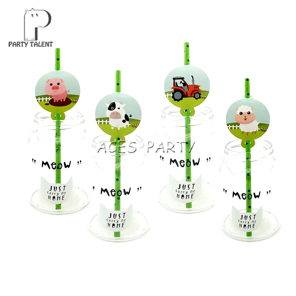12pcs Farm Animals theme straws Pig Chick Cow Sheep party decoration biodegradable paper straw tube eco friendly
12pcs Farm Animals theme straws Pig Chick Cow Sheep party decoration biodegradable paper straw tube eco friendly