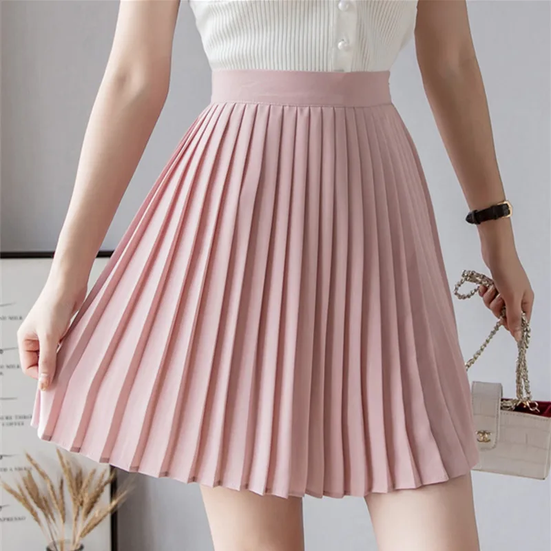 Skirts Women Summer Woman Pleated Pink Skirt Plus Size Korean Women High Waist Midi Short Skirt Office Lady White Mini Skirts Xl
Skirts Women Summer Woman Pleated Pink Skirt Plus Size Korean Women High Waist Midi Short Skirt Office Lady White Mini Skirts Xl