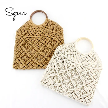 SGARR High Quality Bags For Women Fashion Women Beach Bags Summer Ladies Hollow Out Shoulder Bag Luxury Net Straw Messenger Bag
SGARR High Quality Bags For Women Fashion Women Beach Bags Summer Ladies Hollow Out Shoulder Bag Luxury Net Straw Messenger Bag