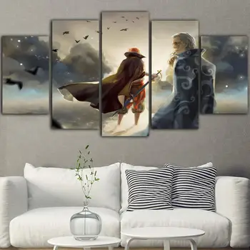 5Piece Posters One Piece Canvas Painting Anime Photo Tableau Scandinavian Home Decor Waterproof Ink Tableau Peinture Sur Toile
5Piece Posters One Piece Canvas Painting Anime Photo Tableau Scandinavian Home Decor Waterproof Ink Tableau Peinture Sur Toile