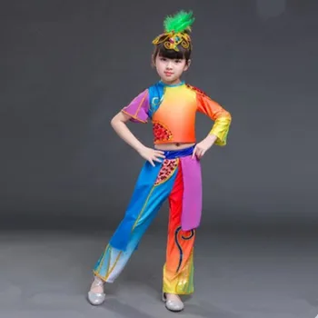 colorful dance suit for girls dance clothes festival performance clothing fish dance classic dance costume for children
colorful dance suit for girls dance clothes festival performance clothing fish dance classic dance costume for children