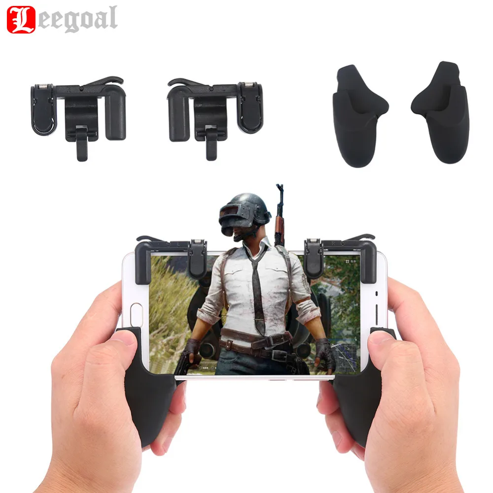 LEEGOAL 1pair Mobile Gaming Trigger L1R1 Shooter Controller PUBG Joysticks For Smart phone Fire Button Aim Key Game Accessories
LEEGOAL 1pair Mobile Gaming Trigger L1R1 Shooter Controller PUBG Joysticks For Smart phone Fire Button Aim Key Game Accessories