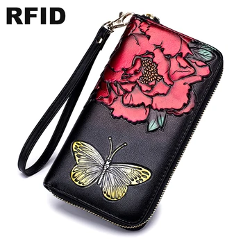 M-Yancy leather designer wallet Ladies Rose designer purse Long Genuine cowhide Clutch RFID Hand bag Zipper Wallets MF-A099
M-Yancy leather designer wallet Ladies Rose designer purse Long Genuine cowhide Clutch RFID Hand bag Zipper Wallets MF-A099