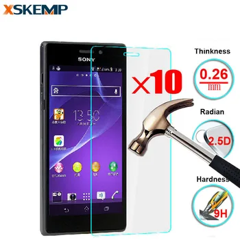 10Pcs/Lot 0.26mm Real Tempered Glass For Sony Xperia T3 M50w Style C S39H E1 E3 E4 X Performance XA E5 Screen Protector HD Film 
10Pcs/Lot 0.26mm Real Tempered Glass For Sony Xperia T3 M50w Style C S39H E1 E3 E4 X Performance XA E5 Screen Protector HD Film
