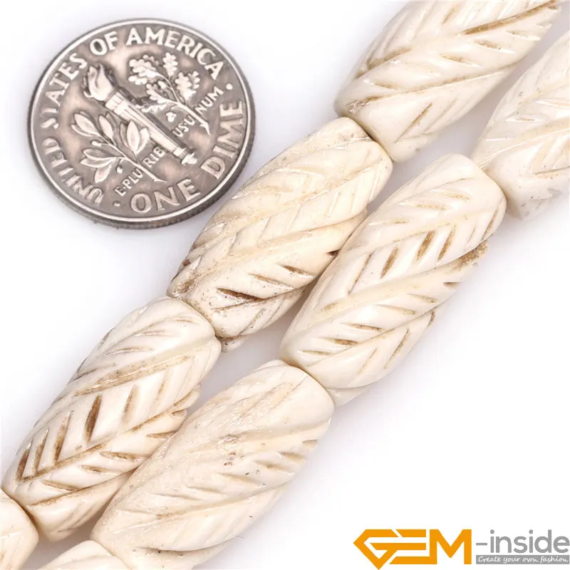 9x21mm Big Hole (hole 2mm ) Oval Bone Beads DIY Loose Beads For Jewelry Making 16" (About 20 pcs per strand)
9x21mm Big Hole (hole 2mm ) Oval Bone Beads DIY Loose Beads For Jewelry Making 16" (About 20 pcs per strand)