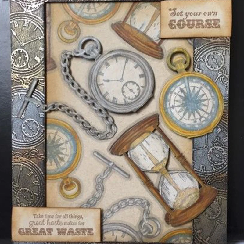 Traveller Timepiece Metal Cutting Dies Stencils for DIY Scrapbooking Photo Album Decorative Embossing Craft Supplier Die Cut
Traveller Timepiece Metal Cutting Dies Stencils for DIY Scrapbooking Photo Album Decorative Embossing Craft Supplier Die Cut