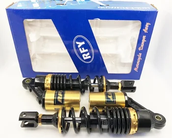 RFY 2pcs Universal 11 " 280mm Motorcycle Air Shock Absorber Rear Suspension for for Honda Yamaha Suzuki Kawasaki Black+gold
RFY 2pcs Universal 11 " 280mm Motorcycle Air Shock Absorber Rear Suspension for for Honda Yamaha Suzuki Kawasaki Black+gold